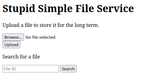SSFS Screenshot